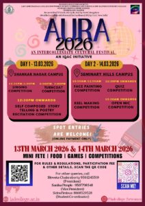 L.A.D. AURA 2026 Intercollegiate Competitions Poster