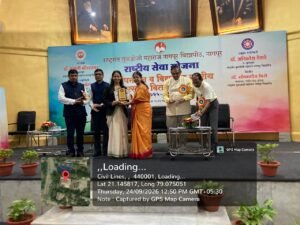 Best NSS Volunteer RTMNU Award - Shruti Tulavi