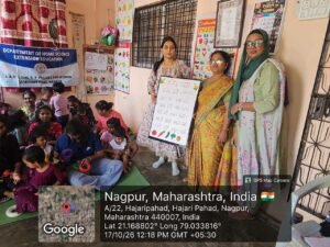 Extension Activity at ICDS Aanganwadi
